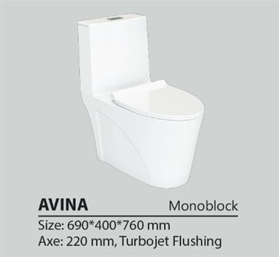توالت فرنگی فرنگی چینی کرد مدل آوینا