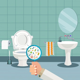 باکتری‌های بد بو علت بوی بد توالت فرنگی