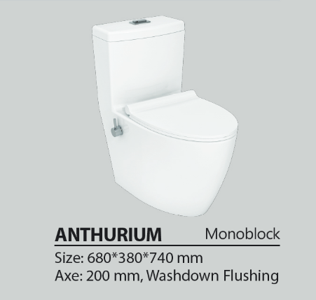 توالت فرنگی مدل آنتوریوم