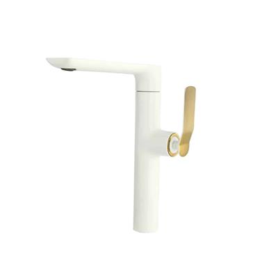 شیر ظرفشویی آشپزخانه راسان مدل ویولت شیری طلایی