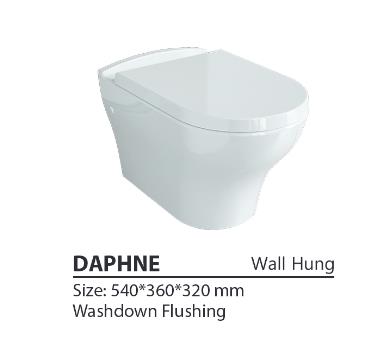 توالت فرنگی دیواری والهنگ  چینی کرد مدل دافنه