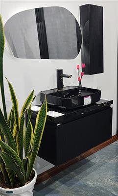 روشویی کابینتی pvc دیواری هرمس بامبو80