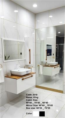 روشویی کابینتی pvc دیواری کینگ70