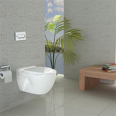 توالت فرنگی دیواری( وال هنگ)گلسار مدل اورلاند