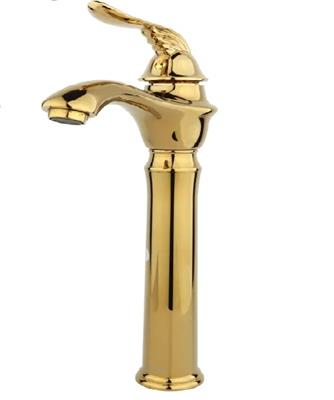 شیر روشویی پایه بلند پریمو طلایی راسان