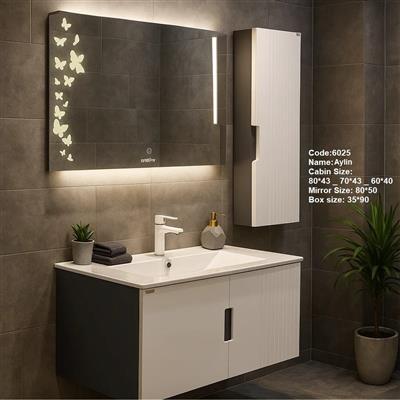 روشویی کابینتی pvc دیواری ایلین 60