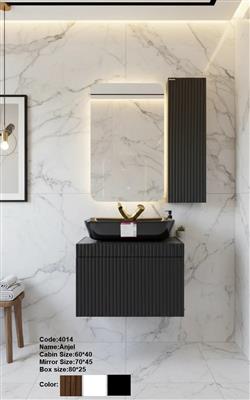 روشویی کابینتی pvc دیواری انجل مشکی