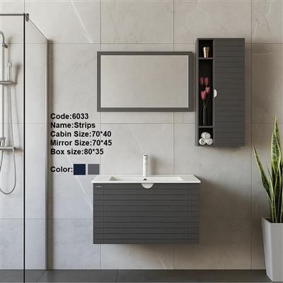 روشویی کابینتی pvc  دیواری استریپس