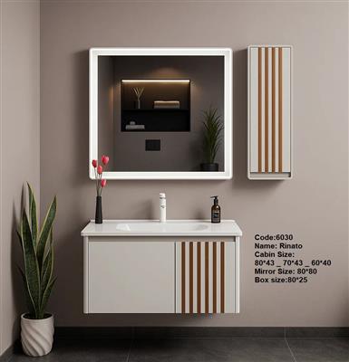 روشویی کابینتی pvc دیواری ریناتو80