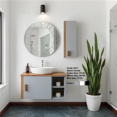 روشویی کابینتی pvc دیواری وندافیلی