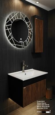 روشویی کابینتی pvc دیواری ساینا مشکی