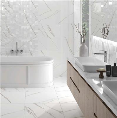 کاشی دیوار 90*30 الوند مدل آمیترین سفید
